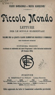 Cover of: Piccolo mondo by Fanny Romagnoli