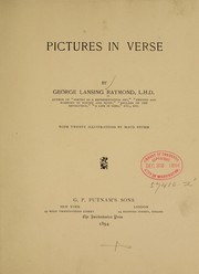 Cover of: Pictures in verse