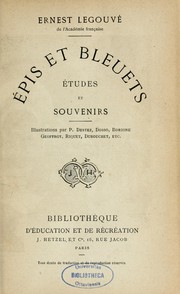Cover of: Épis et bleuets: études et souvenirs
