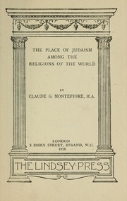 Cover of: The place of Judaism among the religions of the world