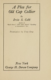 Cover of: A plea for old Cap Collier