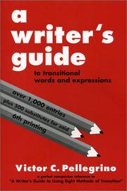 Cover of: A writer's guide to transitional words and expressions