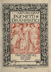 Cover of: Poemetti drammatici by Arturo Graf