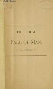 Cover of: The poem of the fall of man