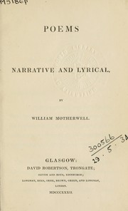 Cover of: Poems: narrative and lyrical