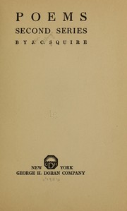 Cover of: Poems: second series