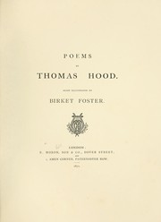 Cover of: Poems by Thomas Hood by Thomas Hood, Thomas Hood