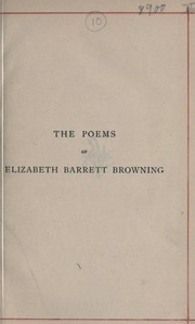 Cover of: Poems, with memoirs, etc by Elizabeth Barrett Browning, Elizabeth Barrett Browning