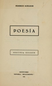 Cover of: Poesía