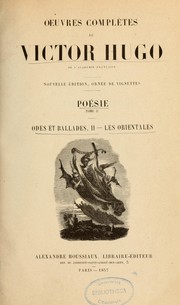 Cover of: Poésie by Victor Hugo