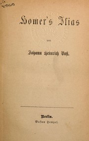 Cover of: Poetische Werke