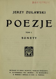 Cover of: Poezje by Jerzy Żuławski