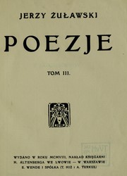 Cover of: Poezje