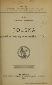 Cover of: Polska przed odsieczą wiedeńską r. 1683