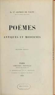 Cover of: Poèmes antiques et modernes