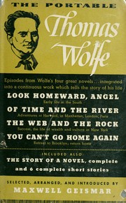 Cover of: The portable Thomas Wolfe by Thomas Wolfe