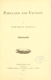 Cover of: Portland and vicinity