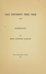 Cover of: Portraits