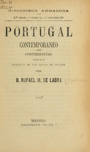 Cover of: Portugal contemporaneo