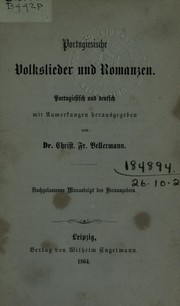 Cover of: Portugiesische Volkslieder und Romanzen: Portugiesisch und deutsch mit Anmerkungen