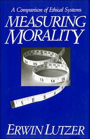 Cover of: Measuring Morality by Erwin W. Lutzer