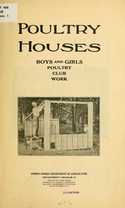 Cover of: Poultry houses...