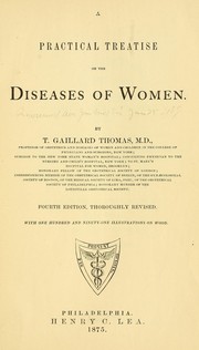 Cover of: A practical treatise on the diseases of women