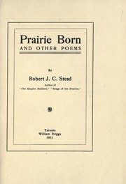 Cover of: Prairie born and other poems