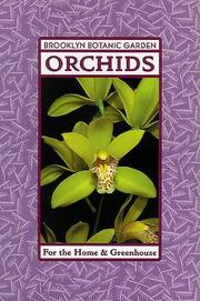 Cover of: Orchids for the Home and Greenhouse (Vol 41 No. 2) by Charles Marden Fitch