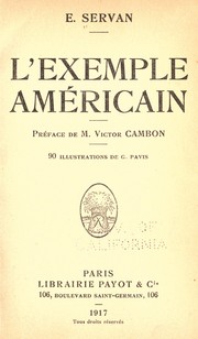 Cover of: L'exemple américain