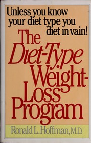 Cover of: The diet-type weight-loss program by Ronald L. Hoffman