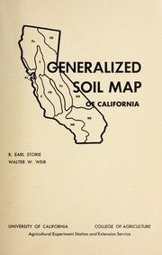 Cover of: Generalized soil map of California
