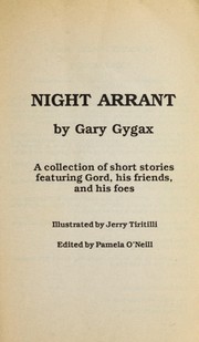 Cover of: Night Arrant (Gord the Rogue, No 2)