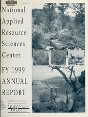 Cover of: National Applied Resource Sciences Center : FY 1999 : annual report