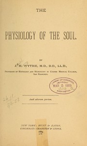 Cover of: The physiology of the soul
