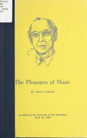 Cover of: The Pleasures of Music