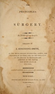 Cover of: The principles of surgery.