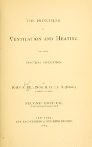 The principles of ventilation and heating by John S. Billings