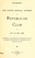 Cover of: Proceedings at the ninth annual dinner of the Republican Club of the City of New York