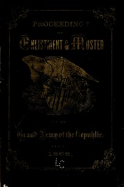 Cover of: Proceedings of enlistment & muster of the Grand army of the republic. 1866.