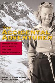 Cover of: The accidental adventurer by Barbara Washburn