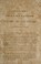 Cover of: Programme for the inauguration of the President and Vice-President of the Confederate States