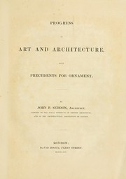 Cover of: Progress in art and architecture: with precedents for ornament.