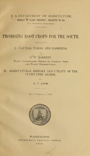 Promising root crops for the South by O. W. Barrett