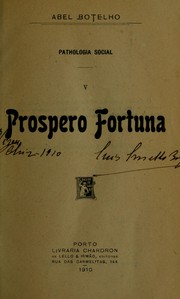 Cover of: Prospero Fortuna