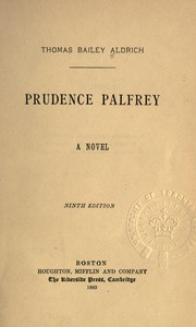 Cover of: Prudence Palfrey, a novel