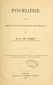 Cover of: Psychiatrie für Ärzte und Studirende