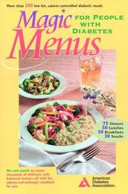 Cover of: Magic Menus: For People With Diabetes