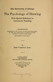 Cover of: The psychology of drawing: with special reference to laboratory teaching ...