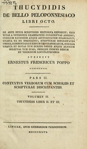 Cover of: De bello Peloponnesiaco libri octo by Thucydides